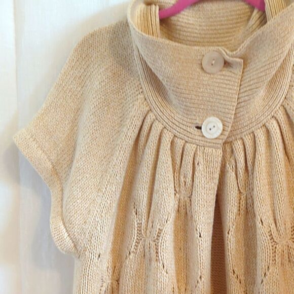 Kasper Tan Sweater Cardigan Size 3X - Picture 3 of 7